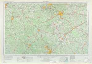 Raleigh topographical map