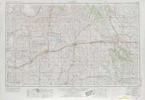 Clinton topographical map
