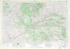 Gallup topographical map