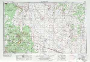 Flagstaff topographical map