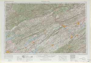 Johnson City topographical map