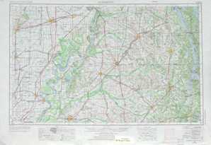 Dyersburg topographical map