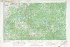 Harrison topographical map
