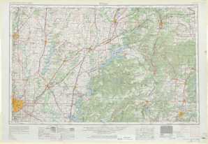 Tulsa topographical map
