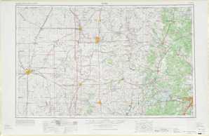 Enid topographical map