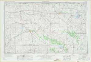 Woodward topographical map