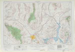 Las Vegas topographical map