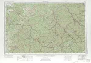 Jenkins topographical map