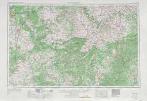 Winchester topographical map