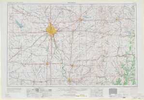 Wichita topographical map