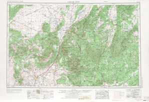 Cedar City topographical map