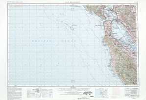 San Francisco topographical map