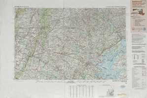 Baltimore topographical map