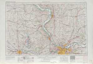 Kansas City topographical map
