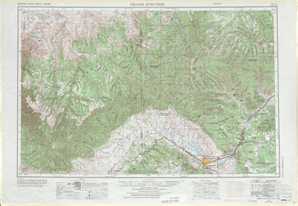 Grand Junction topographical map