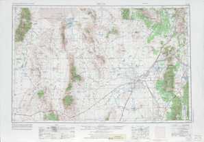 Delta topographical map