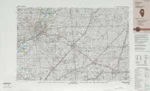 Peoria topographical map