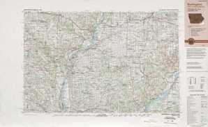Burlington topographical map