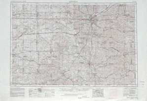 Lincoln topographical map