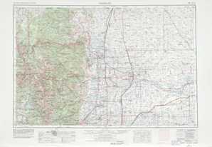 Greeley topographical map