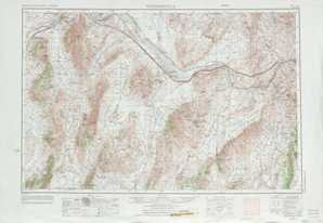 Winnemucca topographical map
