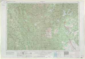 Redding topographical map