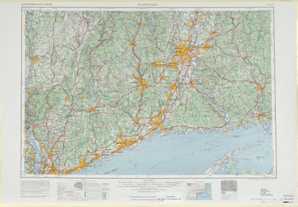 Hartford topographical map