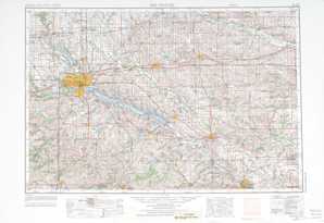Des Moines topographical map