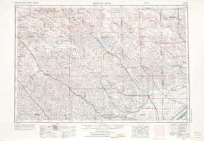 Broken Bow topographical map