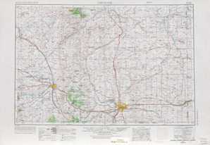 Cheyenne topographical map
