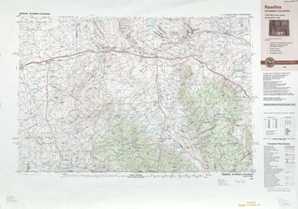 Rawlins topographical map