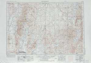 Mc Dermitt topographical map