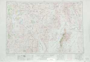 Vya topographical map