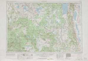 Alturas topographical map