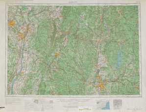 Albany topographical map