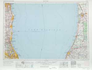 Racine topographical map