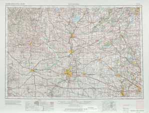 Rockford topographical map