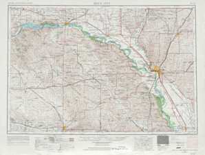 Sioux City topographical map