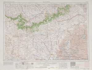 Alliance topographical map
