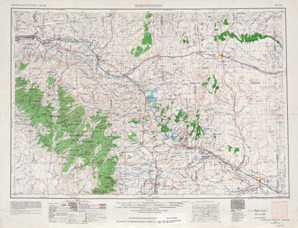Torrington topographical map
