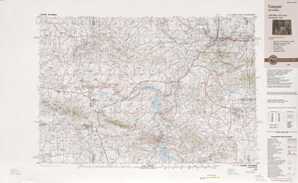 Casper topographical map