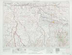 Twin Falls topographical map