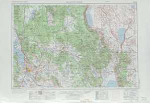 Klamath Falls topographical map