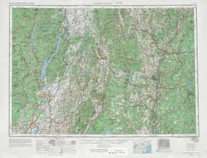 Glens Falls topographical map
