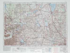 Madison topographical map
