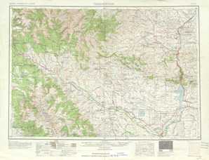 Thermopolis topographical map