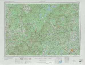 Lewiston topographical map