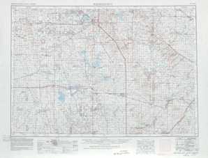 Watertown topographical map