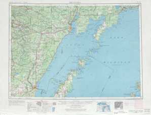 Escanaba topographical map