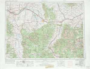 Bozeman topographical map